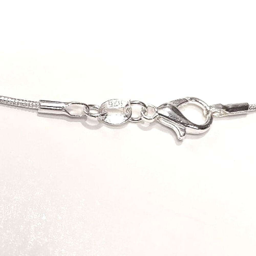 925 Silver Necklace Heart Locket Star Lattice Pattern Valentines Birthday Gift - Picture 2 of 8